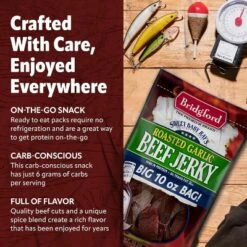 Bridgford Sweet Baby Ray’s Beef Jerky Roasted Garlic 10 Oz - High Protein Beef Jerky For Your Dietary Preferences & On-the-Go Snacking 17 Bridgford Sweet Baby Ray’s Beef Jerky Roasted Garlic 10 Oz - High Protein Beef Jerky For Your Dietary Preferences & On-the-Go Snacking -Food Sale Stores GUEST 38692794 82c9 4624 970e 38187f99f92b