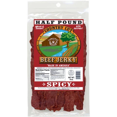 Buffalo Bills 8oz Spicy Country Cut Beef Jerky - Three 8oz Packs 3 Buffalo Bills 8oz Spicy Country Cut Beef Jerky - Three 8oz Packs