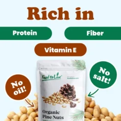 Organic Dry Roasted Pine Nuts - By Food To Live 14 Organic Dry Roasted Pine Nuts - By Food To Live -Food Sale Stores GUEST 3a055e64 1430 4cce 9ee7 4ee017d90528