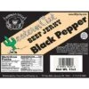 Buffalo Bills 18oz Black Pepper Western Cut Big Slab Beef Jerky (15 Beef Jerky Slices Per Bag)