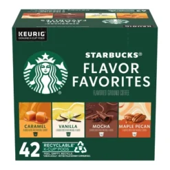 Starbucks Naturally Flavored Variety Pack Keurig K-Cup Coffee Pods - 42ct -Food Sale Stores GUEST 3db9280c c39f 4641 87be 28cd6034d83b
