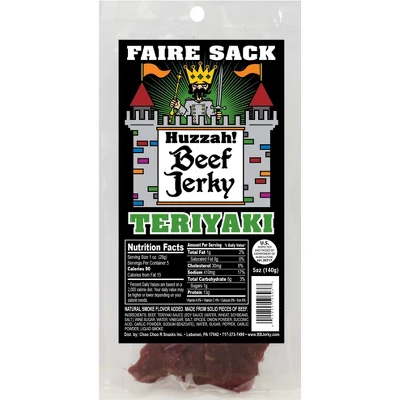 Buffalo Bills Teriyaki 5oz Faire Sack Beef Jerky (4 Packs Teriyaki Beef Jerky) 3 Buffalo Bills Teriyaki 5oz Faire Sack Beef Jerky (4 Packs Teriyaki Beef Jerky)
