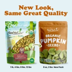 Organic Dry Roasted Pumpkin Seed Kernels - Non-GMO, Unsalted, Oven Roasted Whole Pepitas, Shelled, Vegan, Kosher 17 Organic Dry Roasted Pumpkin Seed Kernels - Non-GMO, Unsalted, Oven Roasted Whole Pepitas, Shelled, Vegan, Kosher -Food Sale Stores GUEST 3e4392ee 1f88 4d12 826e 3f3b8b22691d
