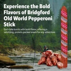 Bridgford Old World Pepperoni Stick 16 Oz - Naturally Smoked Pepperoni Stick For Pizza And Sandwiches - High Protein Zero Carb Keto Snack. -Food Sale Stores GUEST 4254af73 e8df 4a01 93a1 f394fada7a87