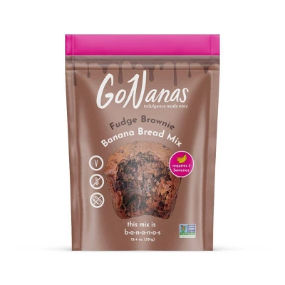GoNanas Fudge Brownie Banana Bread Mix - 12.4oz 12 GoNanas Fudge Brownie Banana Bread Mix - 12.4oz - Image 10