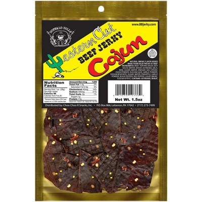 Buffalo Bills 1.5oz Western Cut Cajun Beef Jerky - Ten 1.5oz Packs 3 Buffalo Bills 1.5oz Western Cut Cajun Beef Jerky - Ten 1.5oz Packs