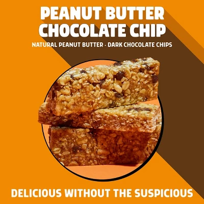 JUNKLESS Peanut Butter Chocolate Chip Chewy Granola Bar - 1.1oz 7 JUNKLESS Peanut Butter Chocolate Chip Chewy Granola Bar - 1.1oz - Image 5