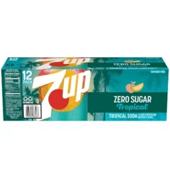 7UP Tropical Zero Sugar Soda - 12pk/12 Fl Oz Cans -Food Sale Stores GUEST 47feffec edc6 4bc0 9bcc 248fd76dd299