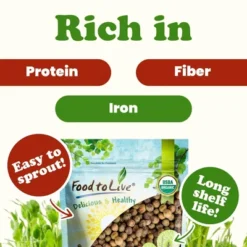 Organic Brown Speckled Peas - By Food To Live 15 Organic Brown Speckled Peas - By Food To Live -Food Sale Stores GUEST 4bbc0083 1c7c 4b99 8237 432572e0668f