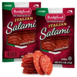 Bridgford Italian Salami 5 Oz - Zero Carb Healthy Italian Salami Sliced Charcuterie Meat For Your Charcuterie Boards Or Antipasto Platters -Food Sale Stores GUEST 4cb05b06 720c 4366 918d 86a2e207d705