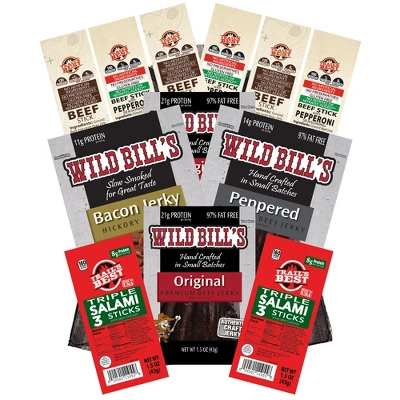 Wild Bill's Multi-Brand 12-Piece Low Carb Sampler (12 Assorted Packs Of Jerky And Sticks) 6 Wild Bill's Multi-Brand 12-Piece Low Carb Sampler (12 Assorted Packs Of Jerky And Sticks) - Image 4