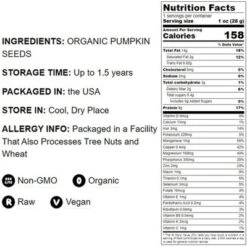 Organic Raw Pumpkin Seeds In Shell - By Food To Live -Food Sale Stores GUEST 4ed4ddf1 e842 4c0d 828e b1b37418efd5