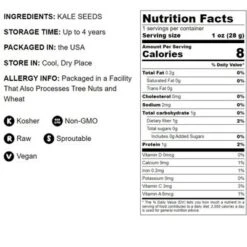 Kale Seeds For Sprouting - By Food To Live 14 Kale Seeds For Sprouting - By Food To Live -Food Sale Stores GUEST 505538f0 fe70 45d7 aaab e8a4123652ce