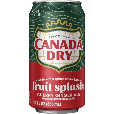 Canada Dry Fruit Splash Soda - 12pk/12 Fl Oz Cans 4 Canada Dry Fruit Splash Soda - 12pk/12 Fl Oz Cans - Image 2