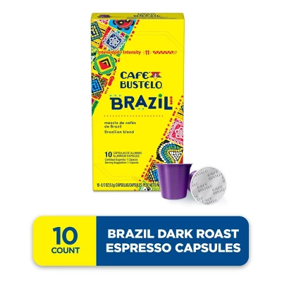 Café Bustelo Brazil Dark Roast Espresso Capsules - 10ct 3 Café Bustelo Brazil Dark Roast Espresso Capsules - 10ct