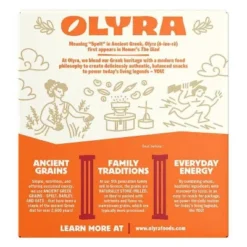 Olyra Snack Bars Apple Cinnamon Fruit And Grain Bites - 5.3oz/4ct
