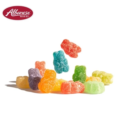 Albanese World's Best Sour 12 Flavor Gummi Bears Candy - 8oz 12 Albanese World's Best Sour 12 Flavor Gummi Bears Candy - 8oz - Image 10