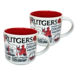 Starbucks Been There Series Rutgers College Ceramic Mug, 14 Oz (2-Pack) -Food Sale Stores GUEST 5b524a20 3112 409c b24c 6eef6b8440ba