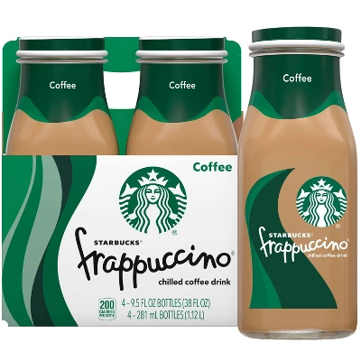 Starbucks Frappuccino Coffee Drink - 4pk/9.5 Fl Oz Glass Bottles 8 Starbucks Frappuccino Coffee Drink - 4pk/9.5 Fl Oz Glass Bottles - Image 6