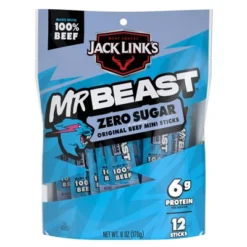 Jack Link's MrBeast Zero Sugar Mini Beef Sticks Original - 6oz/12ct -Food Sale Stores GUEST 5ff017ae 2526 4a9c 9ef1 2f85cf50c328