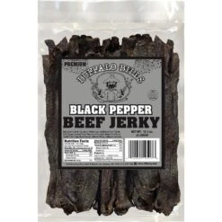 Buffalo Bills 12.5oz Premium Black Pepper Beef Jerky Strips (25 Jerky Strips Per Bag) -Food Sale Stores GUEST 61979a1e 38cb 4ffb 9899 e42e500942bd