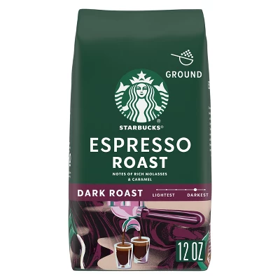 Starbucks Espresso Roast Dark Ground Coffee - 12oz 7 Starbucks Espresso Roast Dark Ground Coffee - 12oz - Image 5