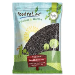 Dry Roasted Black Sesame Seeds - By Food To Live -Food Sale Stores GUEST 64041a48 d103 4210 867a cc7d4b56e4d6