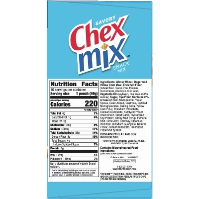 Chex Mix Traditional Snack Mix Bags - 17.5oz/10ct 9 Chex Mix Traditional Snack Mix Bags - 17.5oz/10ct - Image 7