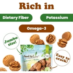 Jumbo Walnuts In Shell - By Food To Live -Food Sale Stores GUEST 6958bf8d 2cc7 4ba3 93f0 9102178c209c