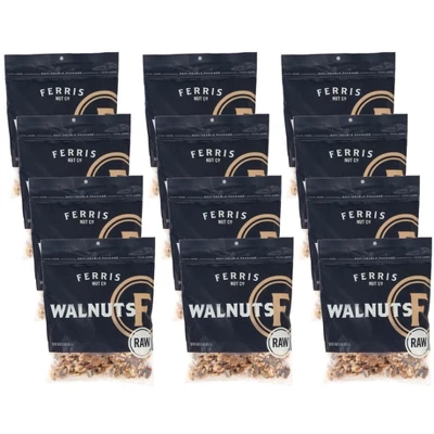 Ferris Nut Co. Raw Walnuts - Case Of 12/16 Oz 4 Ferris Nut Co. Raw Walnuts - Case Of 12/16 Oz - Image 2