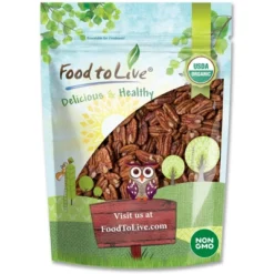 Organic Dry Roasted Pecan Halves - By Food To Live -Food Sale Stores GUEST 709f9bc6 b290 407a 8d90 c38eaa0dfccb