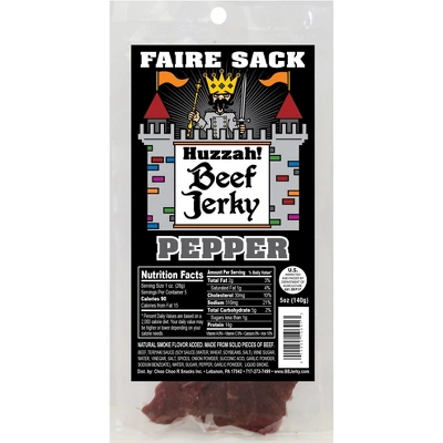 Buffalo Bills Pepper 5oz Faire Sack Beef Jerky (4 Packs Pepper Beef Jerky) 3 Buffalo Bills Pepper 5oz Faire Sack Beef Jerky (4 Packs Pepper Beef Jerky)