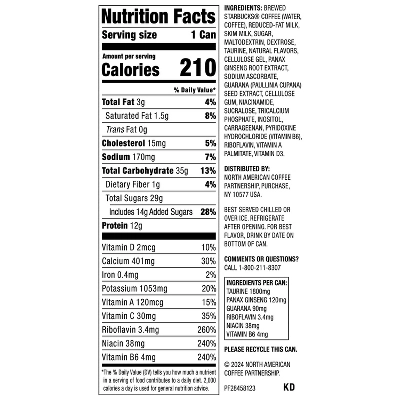 Starbucks Doubleshot Energy Mocha Fortified Energy Coffee Drink - 15 Fl Oz Can 5 Starbucks Doubleshot Energy Mocha Fortified Energy Coffee Drink - 15 Fl Oz Can - Image 3