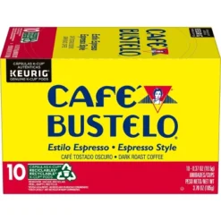 Café Bustelo Espresso Style Dark Roast Keurig K-Cup Coffee Pods - 10ct -Food Sale Stores GUEST 7276a576 5d86 466a b828 a317124abbda