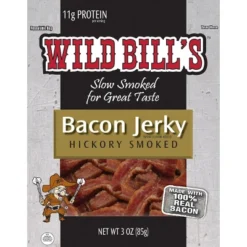 Wild Bill's Hickory Smoked Bacon Jerky 3oz Packs 3-ct -Food Sale Stores GUEST 733848b1 a8fd 40e0 bd2d 72b524df1065