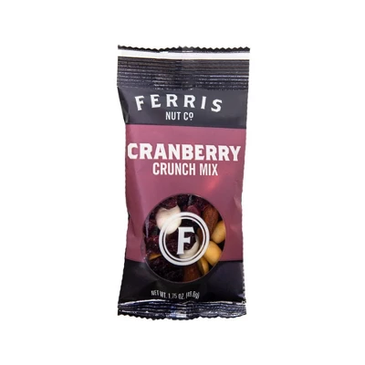 Ferris Nut Co. Cranberry Crunch Nut Mix - Case Of 24/1.75 Oz 3 Ferris Nut Co. Cranberry Crunch Nut Mix - Case Of 24/1.75 Oz