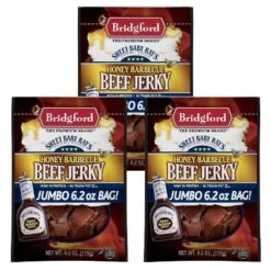 Bridgford Sweet Baby Ray’s Beef Jerky Honey BBQ 6.2 Oz - Ready To Eat High Protein Jerky For Midday Energy Boost Or A Post Workout Snack -Food Sale Stores GUEST 74ce31be 5275 47c5 b2f2 693c4af2daae