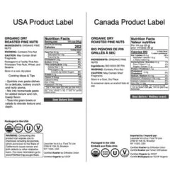 Organic Dry Roasted Pine Nuts - By Food To Live