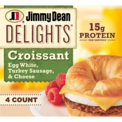 Jimmy Dean Delights Turkey Sausage, Egg Whites, & Cheese Frozen Croissant - 4ct 9 Jimmy Dean Delights Turkey Sausage, Egg Whites, & Cheese Frozen Croissant - 4ct -Food Sale Stores GUEST 76f1da06 941c 4ea5 8e0b 5b666f879fa0