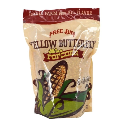 Yellow Butterfly Un-Popped Popcorn | Pack Of 2 | 3 Lb | Non-GMO | Free Day Popcorn 3 Yellow Butterfly Un-Popped Popcorn | Pack Of 2 | 3 Lb | Non-GMO | Free Day Popcorn