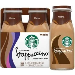 Starbucks Frappuccino Mocha Coffee Drink - 4pk/9.5 Fl Oz Glass Bottles -Food Sale Stores GUEST 78c935c8 fe31 4e74 91ee 4deabba4f3f5