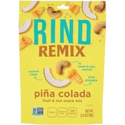 Rind Snacks Pina Colada Fruit And Nut Snack Mix - Case Of 6/3.5 Oz