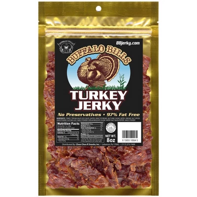 Buffalo Bills 8oz Turkey Jerky - Three 8oz Packs 3 Buffalo Bills 8oz Turkey Jerky - Three 8oz Packs