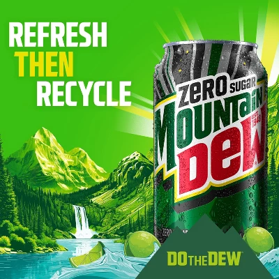 Mountain Dew Zero Sugar - 12pk/12 Fl Oz Cans 6 Mountain Dew Zero Sugar - 12pk/12 Fl Oz Cans - Image 4