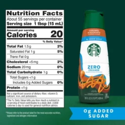Starbucks Zero Sugar Coffee Creamer -Food Sale Stores GUEST 7a7958ac 1c36 4fa9 b835 2e3d536ca9ff