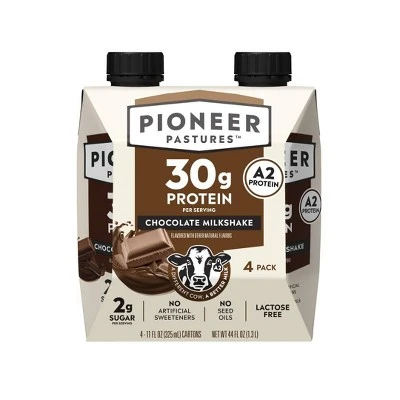 Pioneer Pastures High Protein Nutritional Milkshake - Chocolate - 44 Fl Oz/4pk 10 Pioneer Pastures High Protein Nutritional Milkshake - Chocolate - 44 Fl Oz/4pk - Image 8