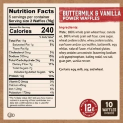 Kodiak Frozen Power Waffles Buttermilk & Vanilla -13.4oz/10ct -Food Sale Stores GUEST 7b34400b f410 4156 a43c 70d34cc14583