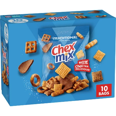 Chex Mix Traditional Snack Mix Bags - 17.5oz/10ct 12 Chex Mix Traditional Snack Mix Bags - 17.5oz/10ct - Image 10