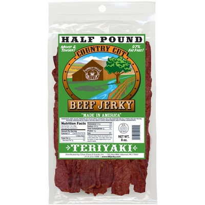 Buffalo Bills 8oz Teriyaki Country Cut Beef Jerky - Three 8oz Packs 3 Buffalo Bills 8oz Teriyaki Country Cut Beef Jerky - Three 8oz Packs