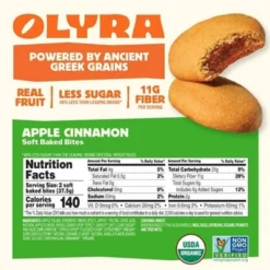 Olyra Snack Bars Apple Cinnamon Fruit And Grain Bites - 5.3oz/4ct -Food Sale Stores GUEST 7cd9168b 2518 4b75 9b7b 989911ea6795